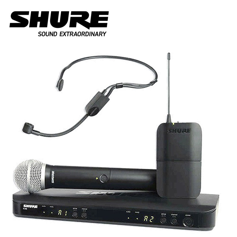SHURE(슈어) BLX1288/P31 2채널 무선 핸드/헤드셋 마이크 시스템