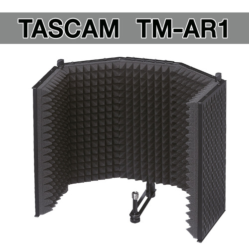 TASCAM(타스캄) TM-AR1 리플렉션필터/방음판 Reflexion Filter/레코딩장비/이동형 어쿠스틱스크린/포터블 보컬부스