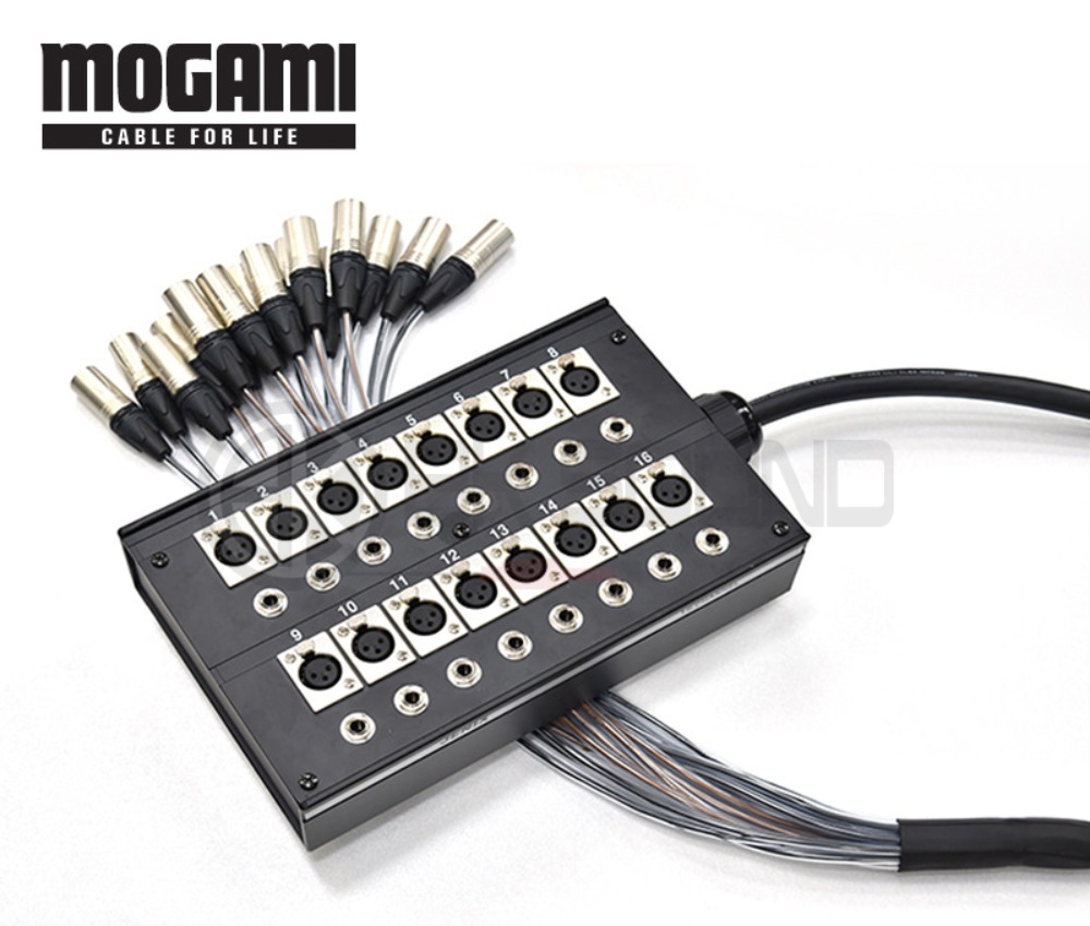 MOGAMI(모가미) 2934 / 16채널 멀티케이블 /뉴트릭커넥터(길이선택)