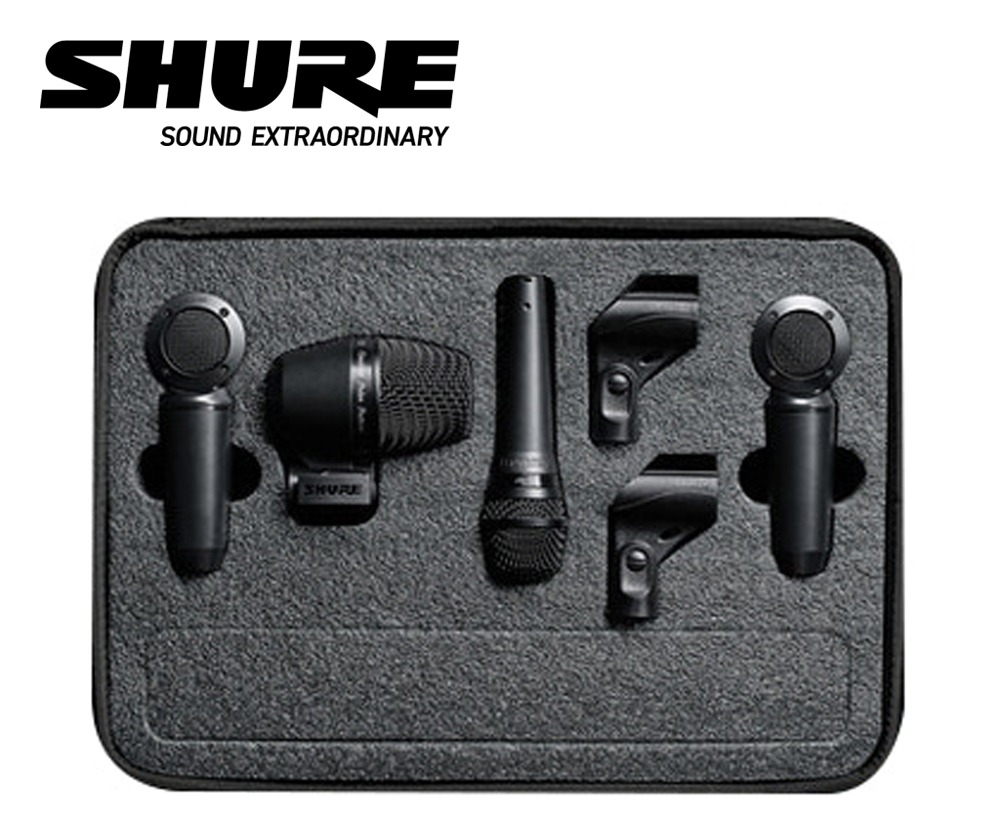 SHURE(슈어) PGASTUDIOKIT4 녹음용 드럼마이크세트/레코딩드럼마이크