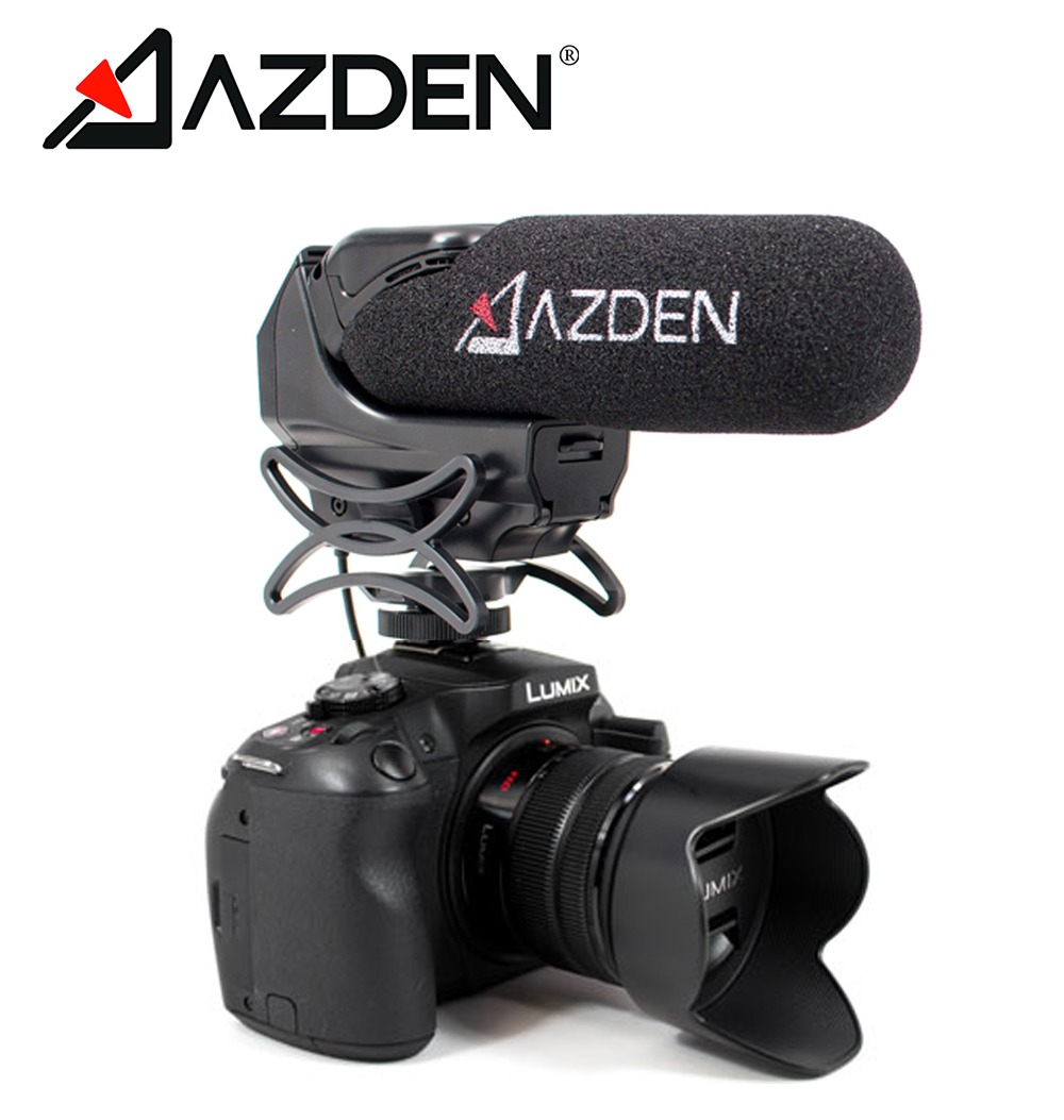 AZDEN DSLR마이크 SMX-15 초지향성수음마이크/카메라마이크