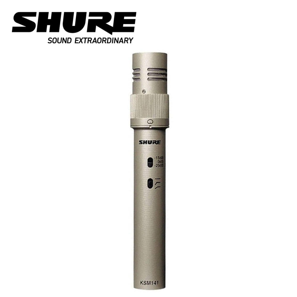 SHURE(슈어) KSM141 / SL 카디오이드 컨덴서 악기용 마이크