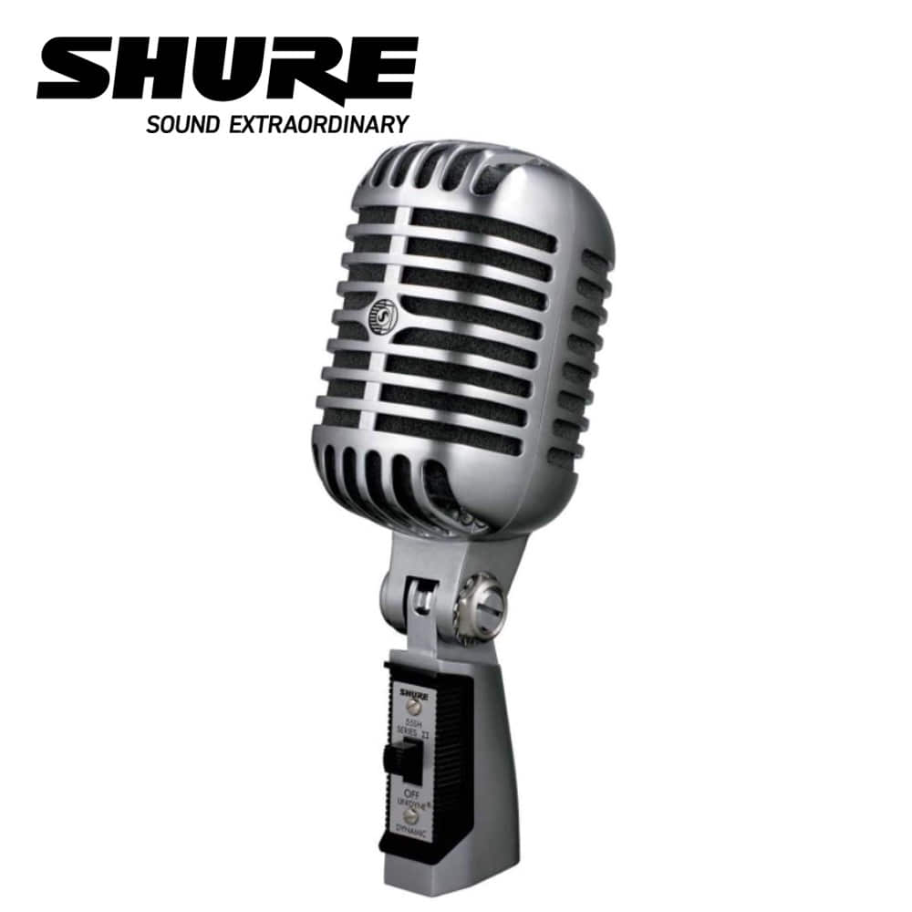 SHURE(슈어) 55SH SERIES II 초지향성 다이나믹 보컬 마이크/클래식 빈티지 해골마이크