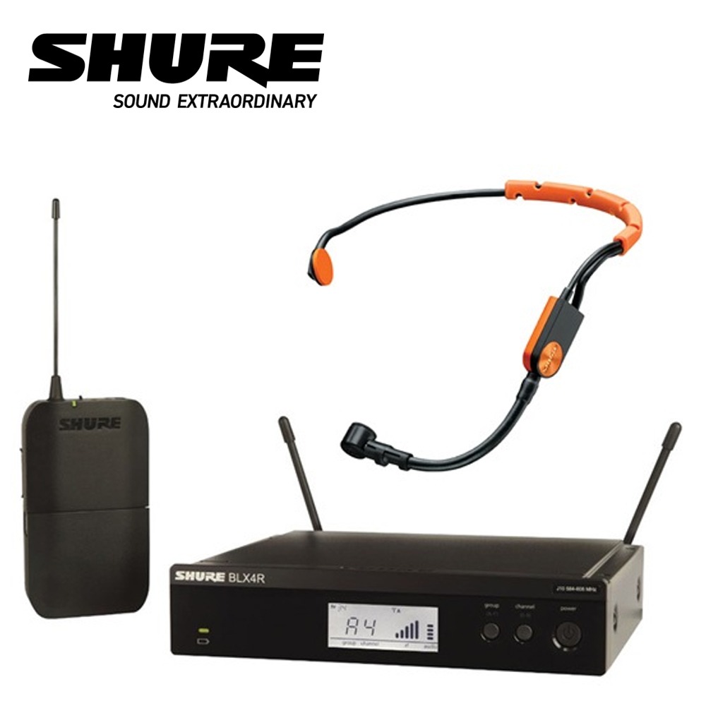 SHURE(슈어) BLX14/SM31 1채널 무선 헤드셋마이크 시스템