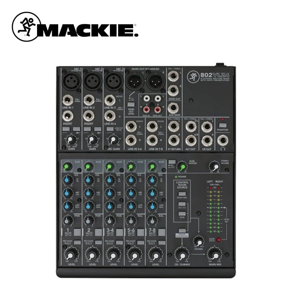 MACKIE(맥키) 802VLZ4 / 8채널믹서 / 컴팩트 믹서 / 맥키믹서