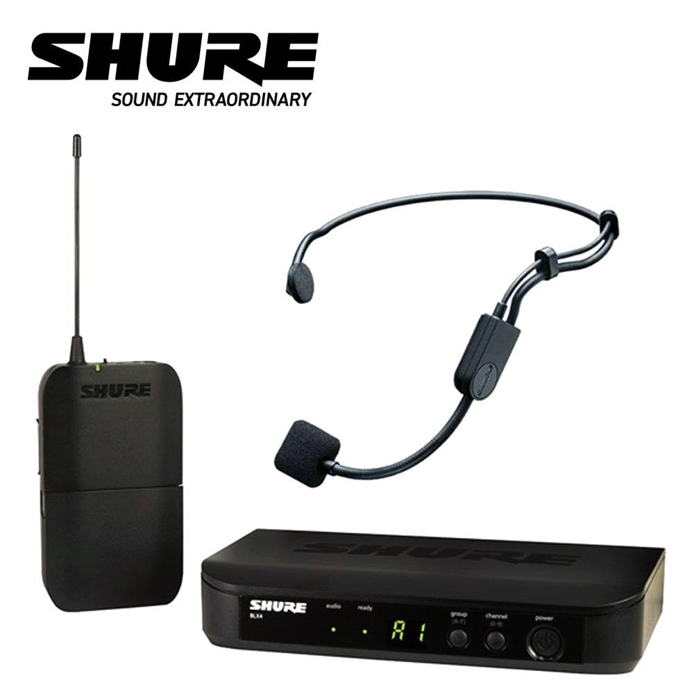 SHURE(슈어) BLX14/PGA31 1채널 무선 헤드셋마이크 시스템