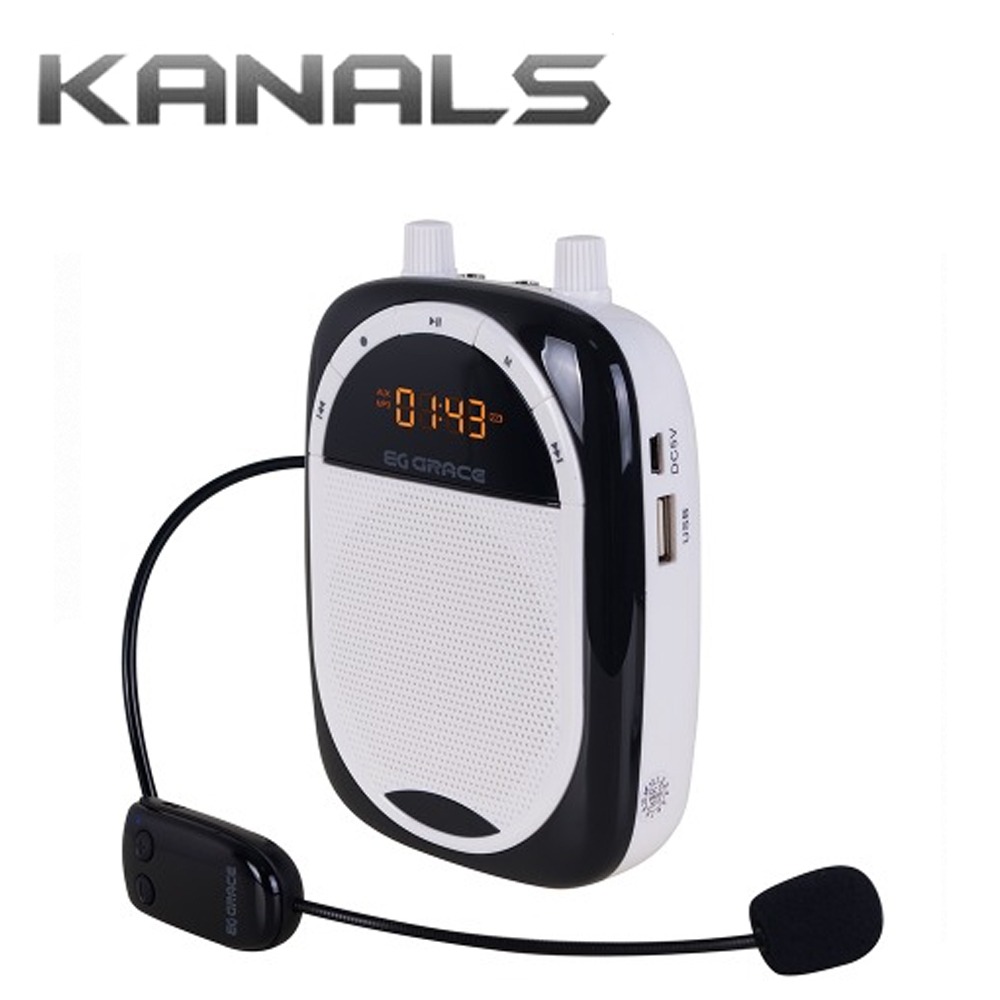 KANALS(카날스) EG-100N 무선헤드셋 기가폰 충전식 기가폰 /강의용/가이드용