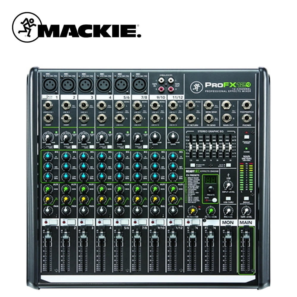 MACKIE(맥키) PROFX12v2 / 12채널믹서 /PROFX12v2 /이팩터내장 /맥키믹서