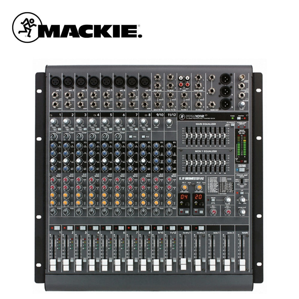MACKIE(맥키) PPM1012 12채널파워드믹서/ 맥키믹서앰프/맥키파워드믹서/이펙터내장 / 1600W