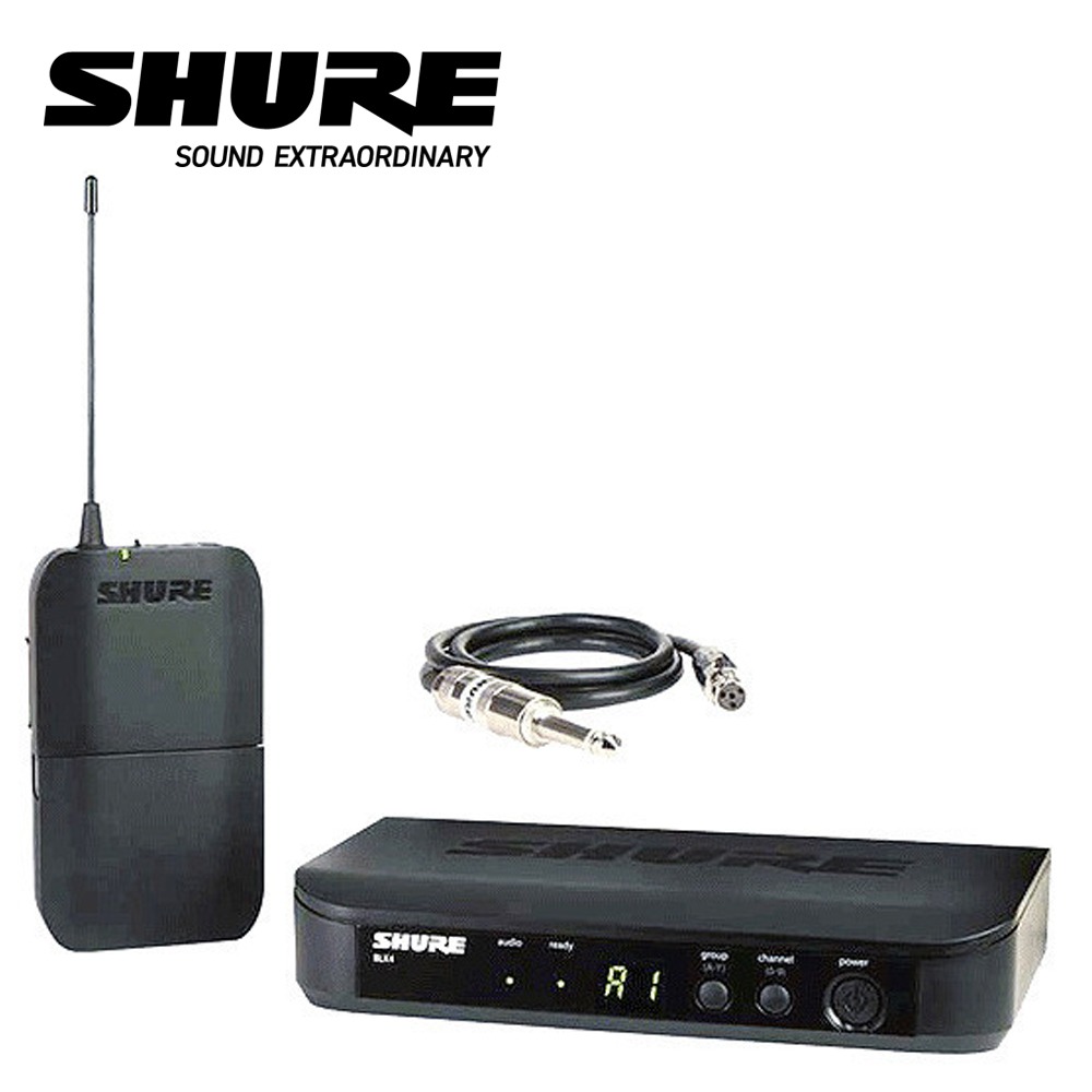 SHURE(슈어) BLX14 , WA302 악기용 케이블  무선시스템