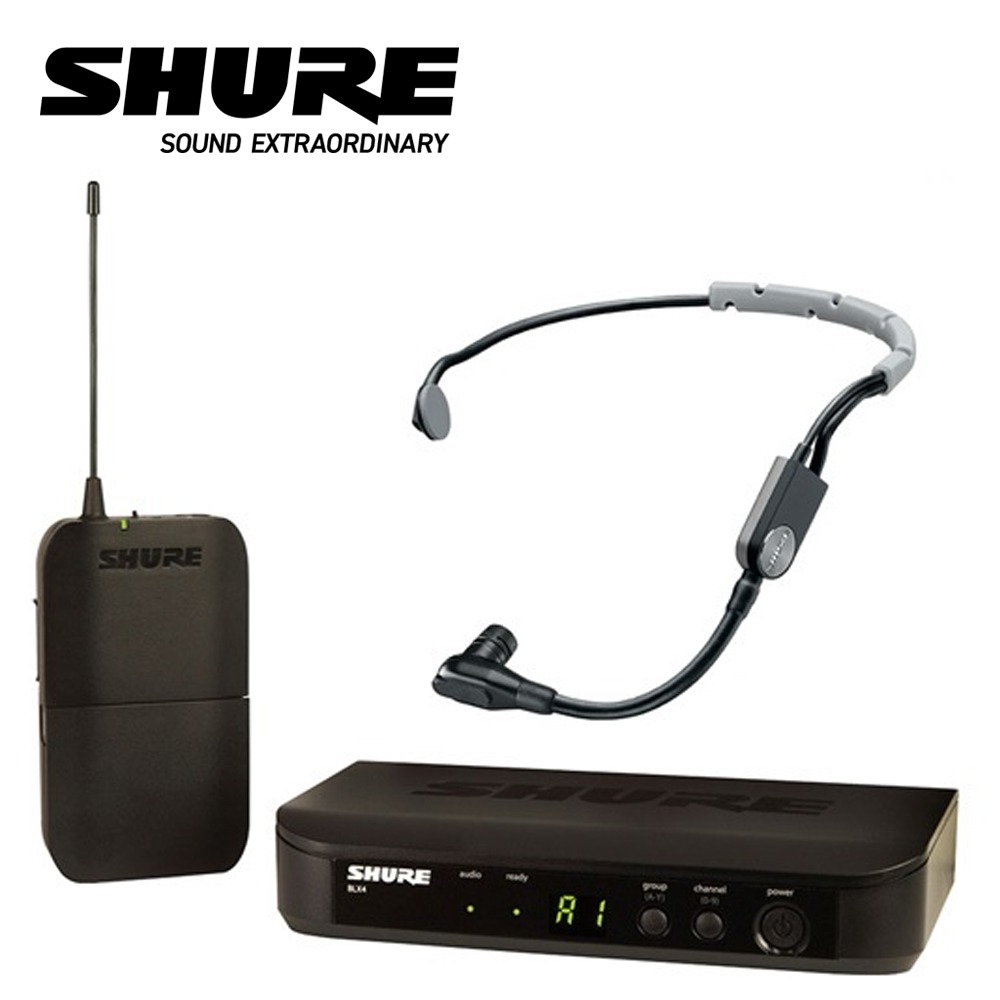 SHURE(슈어) BLX14/SM35 1채널 무선 헤드셋마이크 시스템
