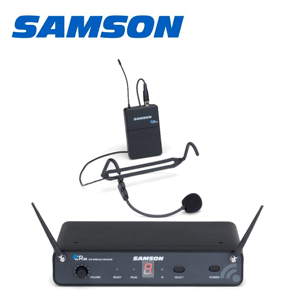 SAMSON(샘슨) CONCERT88 [16ch 900MHz] (헤드세트) 무선마이크세트/강의용무선마이크/보컬용무선마이크