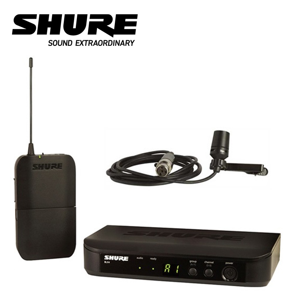 SHURE(슈어) BLX14/CVL 1채널 무선 핀마이크 시스템