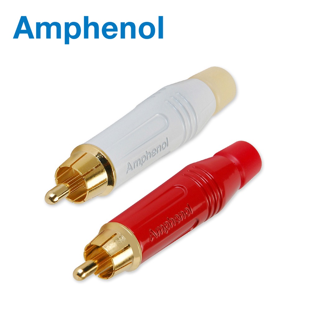 AMPHENOL(암페놀) ACPR RCA커넥터 (화이트,레드) - 1개구매가격
