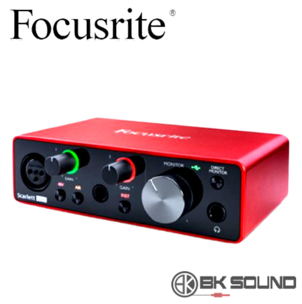 Focusrite(포커스라이트) Scarlett Solo 3rd Gen 3세대 오디오 인터페이스